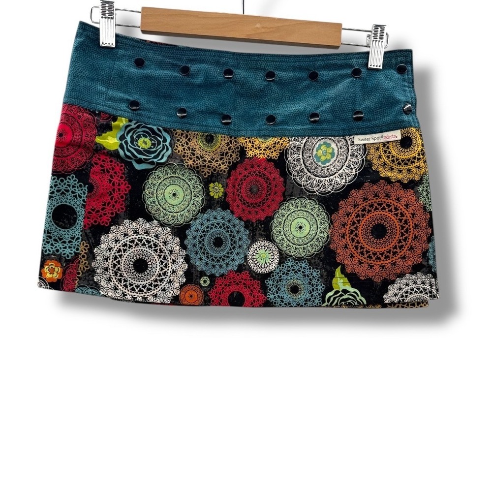 Sweet Spot Skirts Athletic Skirt Women's‎ Size Large Multicolor Snap Waist